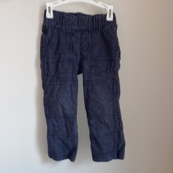 Denim Like Playwear Pants by Tea Collection Color Indigo Size 2 Retail $42 Jeans - Picture 4 of 6